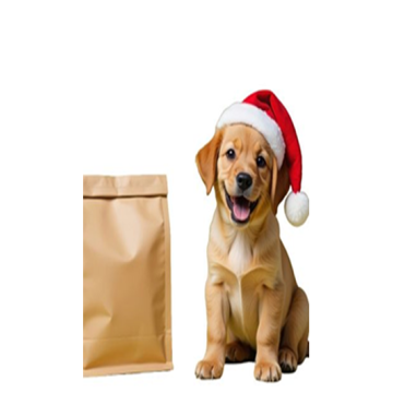 Ring-Shaped Dry Dog Food Meat & Whole Grains