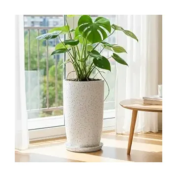 Kraft Seeds Qutub 18 inch Pot for Plant, Polymer Lightweight
