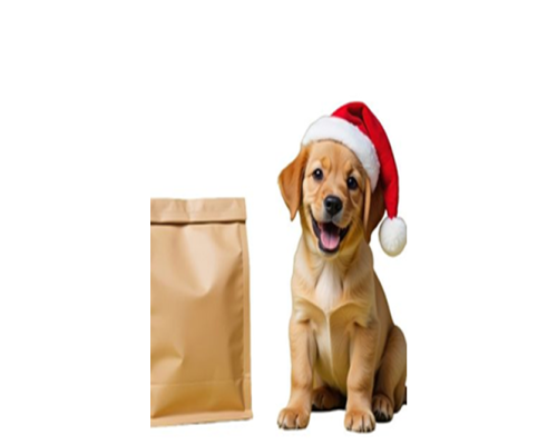 Ring-Shaped Dry Dog Food Meat & Whole Grains